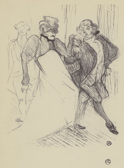 Réjane und Galipaux in Madame Sans-Gêne von Henri de Toulouse Lautrec